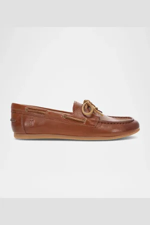 Frye Naya Leather Boat Loafers