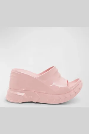 Givenchy Marshmallow Rubber Wedge Slide Sandals