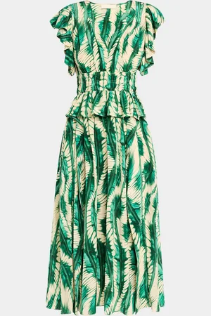 ULLA JOHNSON Brielle Midi Dress