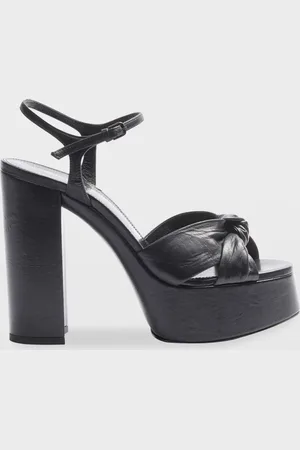 Saint Laurent Bianca Node 85mm Platform Sandals