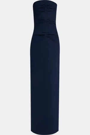 E.stott Wallis Strapless Cady Column Gown