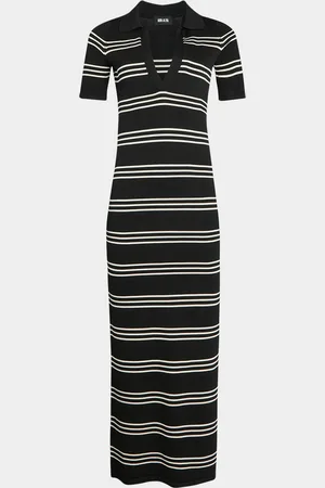 SER.O.YA Sam Striped Knit Maxi Dress