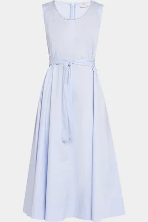 PESERICO SIGN Sleeveless Chain-Trim Midi Dress