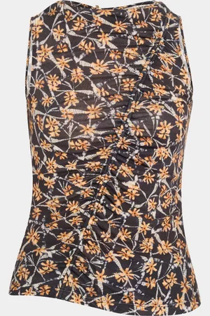 ULLA JOHNSON Medea Asymmetric Shirred Top