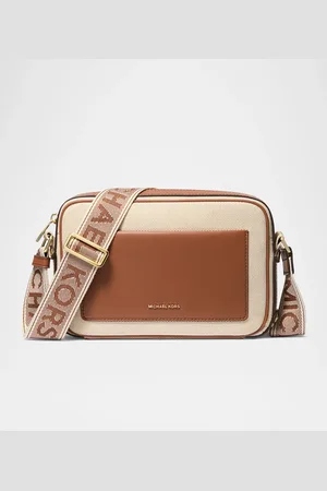 Michael Kors Maeve Large Pocket Canvas Crossbody Bag