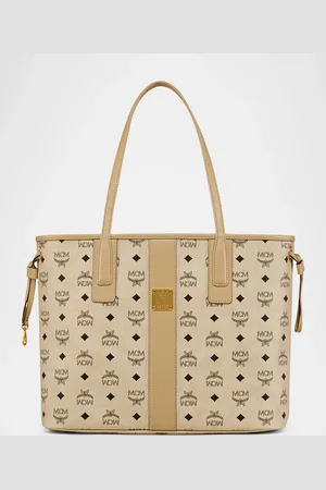 MCM Liz Reversible Medium Visetos Tote Bag