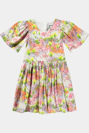 Molo Carlin Floral-Print Dress, Size 7-12