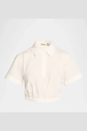 Simkhai Nicky Short-Sleeve Crop Top