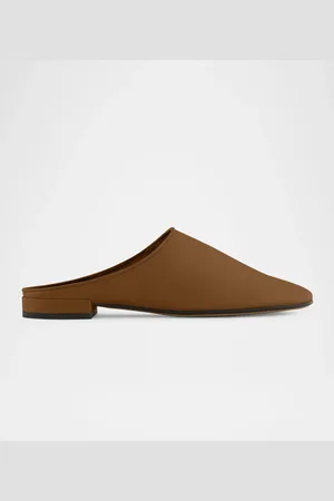 Giorgio Armani Soft Calfskin Ballerina Mules