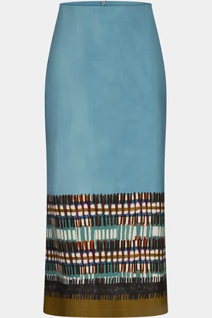 Silvia Tcherassi Atira Printed Midi Skirt