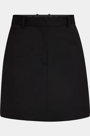 Argent A-Line Seasonless Wool Mini Skirt