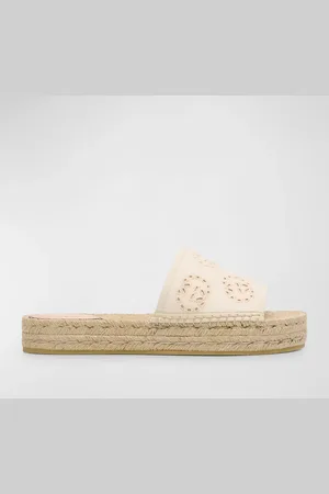 Gucci Damita GG Eyelet Espadrille Sandals