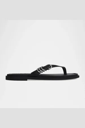 RAG&BONE Gia Leather Buckle Thong Sandals
