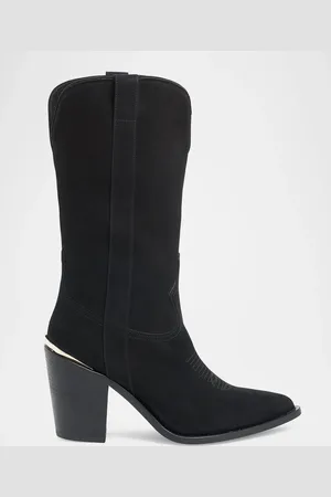 Partlow Boots Leigh Anne Suede Western Boots