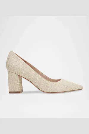 MARC FISHER Fabric Block-Heel Pumps