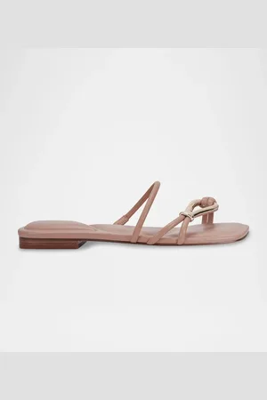 MARC FISHER Tubular Knot Ornament Slide Sandals