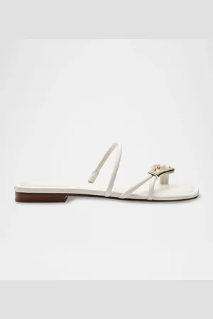MARC FISHER Tubular Knot Ornament Slide Sandals