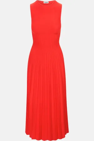 Staud Elyse Knit Midi Dress