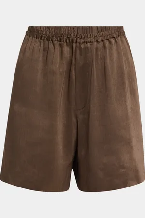 Loulou Studio Adonia Elastic Waistband Shorts