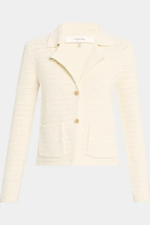 Frame The Crochet Blazer