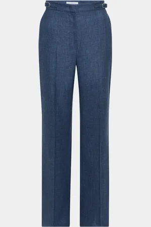 GABRIELA HEARST Vesta Linen-Blend Bootcut Pants