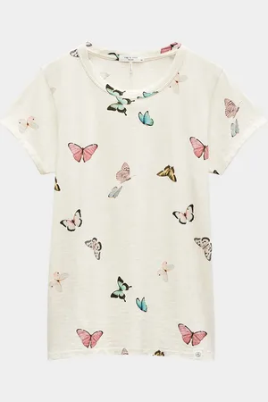 RAG&BONE Ozzy Allover Butterfly Tee