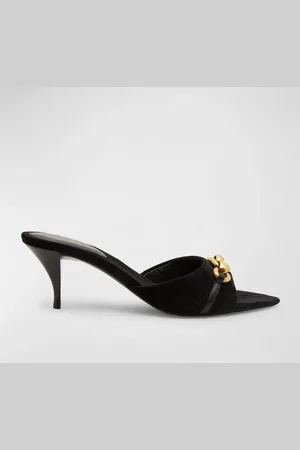 Saint Laurent Le Maillon Chain Mule Sandals