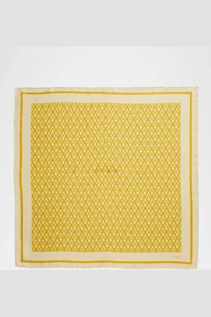VALENTINO GARAVANI Monogram-Print Silk Scarf