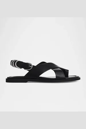 RAG&BONE Gia Leather Toe-Loop Slingback Sandals