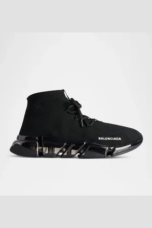 Balenciaga Speed 2.0 Knit Clear-Sole Sneakers