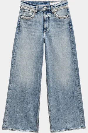 RAG&BONE Andi Embellished Wide Ankle Jeans
