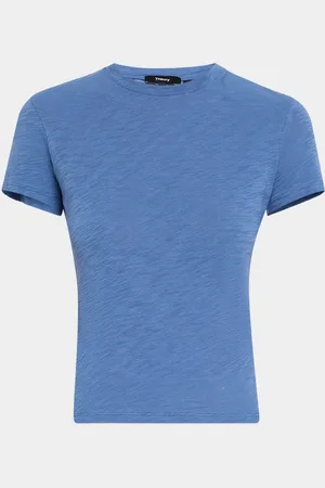 THEORY Tiny Tee 2 Nebulous Organic Cotton Top