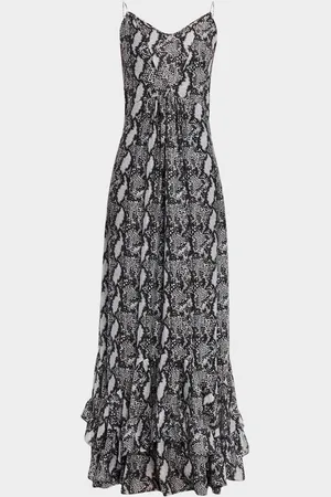IRO Arouba Knit Ruffled Maxi Dress