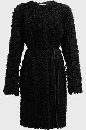 The Row Watson Curly Lamb Shearling Coat