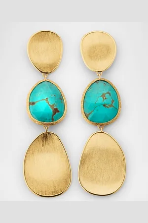 Marco Bicego Lunaria 18K Yellow Gold Drop Earrings with