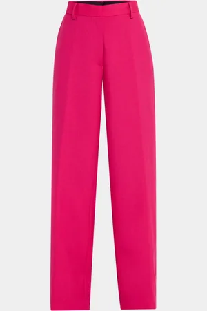DRIES VAN NOTEN Paxy Straight-Leg Mohair Wool Pants