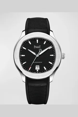 PIAGET Polo Date 42mm Stainless Steel & Rubber Strap Watch