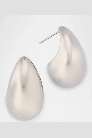 Kenneth Jay Lane Polished Tapered Hoop Earrings