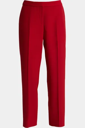DRIES VAN NOTEN Poumas Straight Leg Wool Trousers