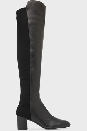 Stuart Weitzman Stretch Leather Over-The-Knee Boots