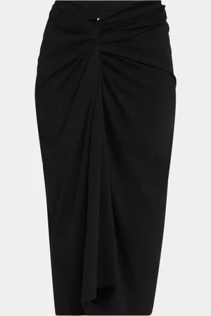 DRIES VAN NOTEN Herchive Twisted Midi Skirt
