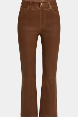Frame The Leather Reboot Crop Jeans