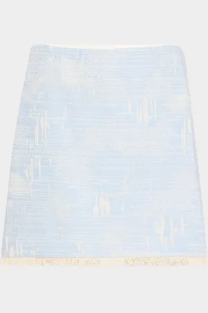 Kobi Halperin Rigby Fringe-Hem Tweed Mini Skirt