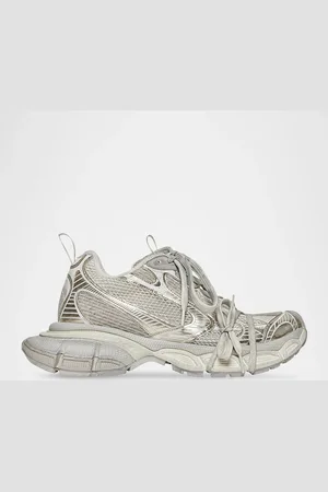 Balenciaga 3XL Metallic Mesh Lace Trainer Sneakers