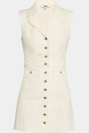 Paige Vida Denim Mini Dress
