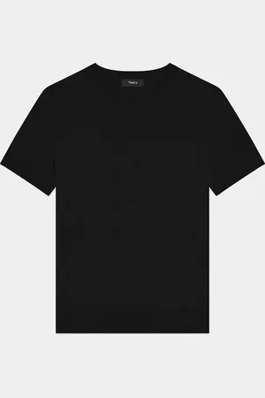 THEORY Regal Merino Wool Short-Sleeve Crew T-Shirt
