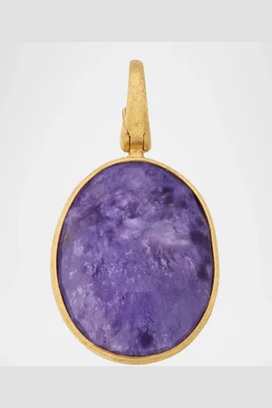 Marco Bicego Lunaria 18K Yellow Gold Charoite Pendant