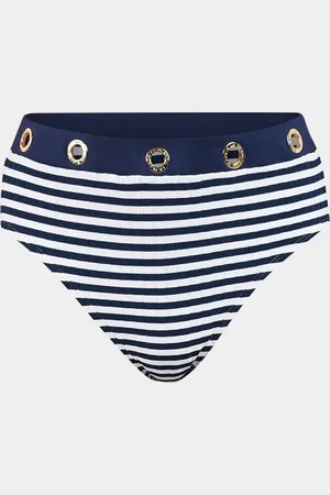 La Blanca Sail High-Waist Bikini Bottoms