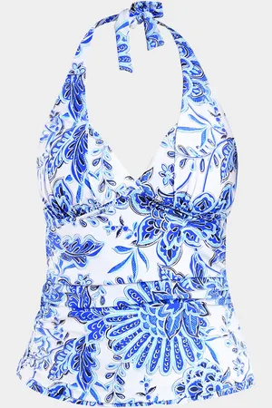 La Blanca Beyond Haler Goddess Tankini Swim Top