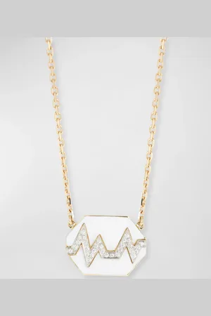 David Webb 18k Skip Necklace w/ Enamel & Diamonds